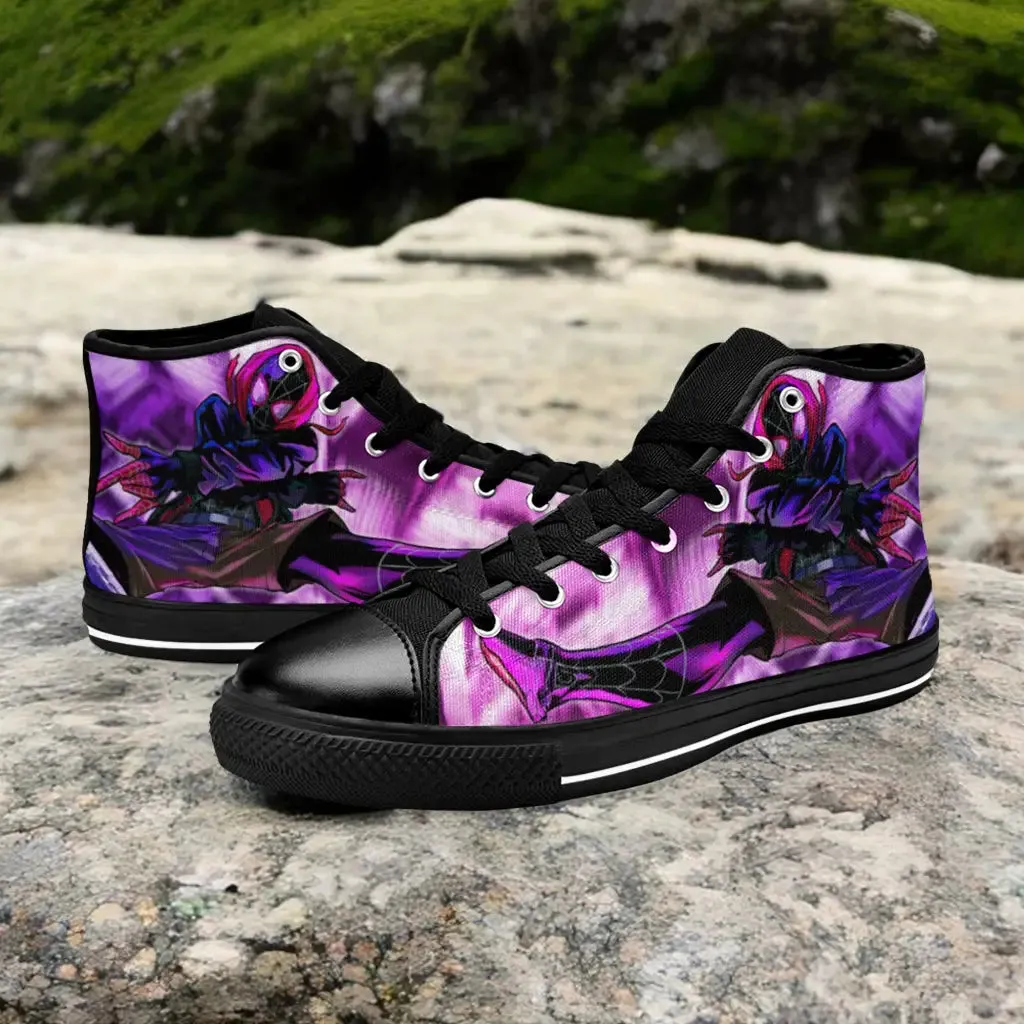 Spider Man The Spider Verse Shoes High Top Sneakers for Kids and Adults