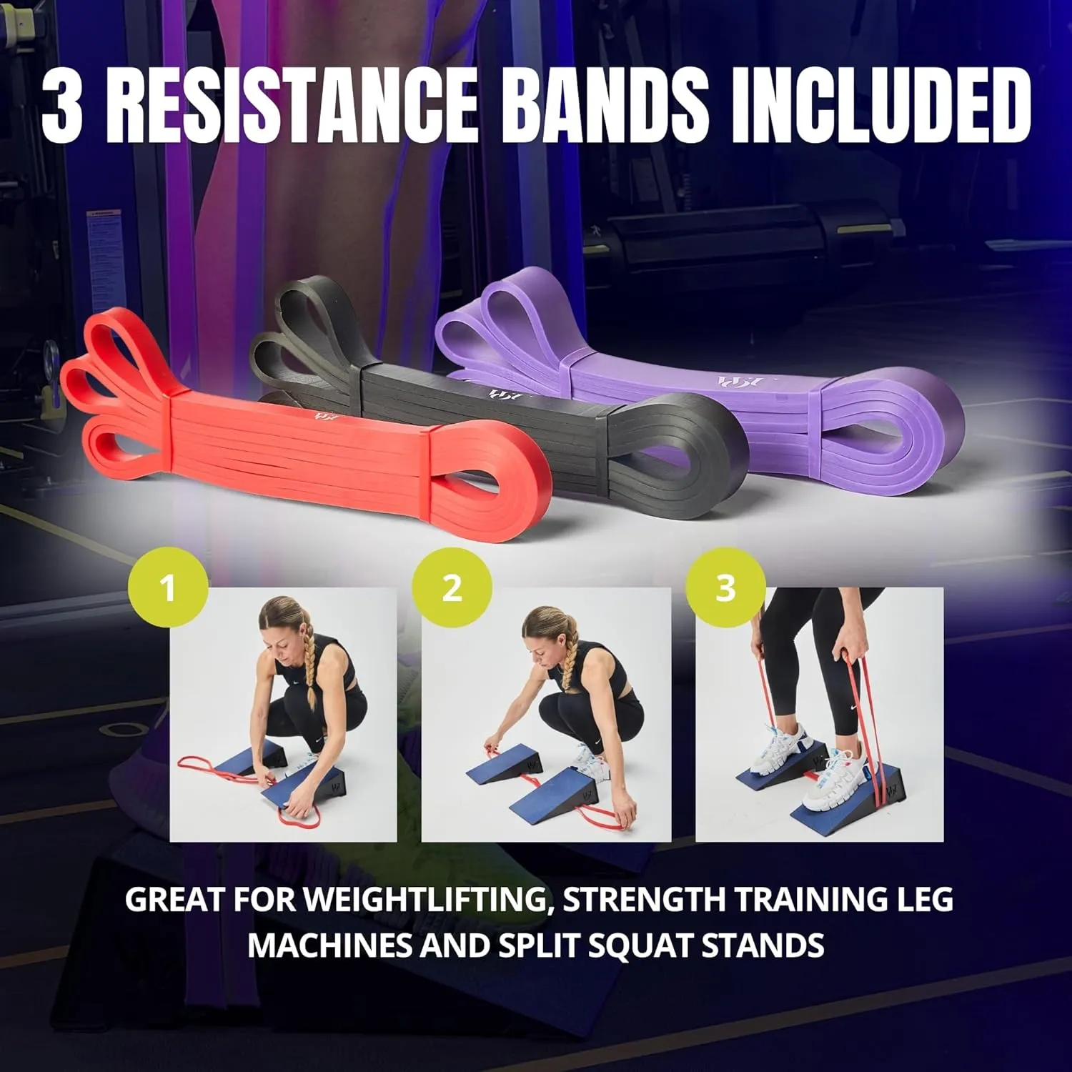 Squat Wedges - Metal Slant Board for Squats Improve Strength Performance Mobility Balance