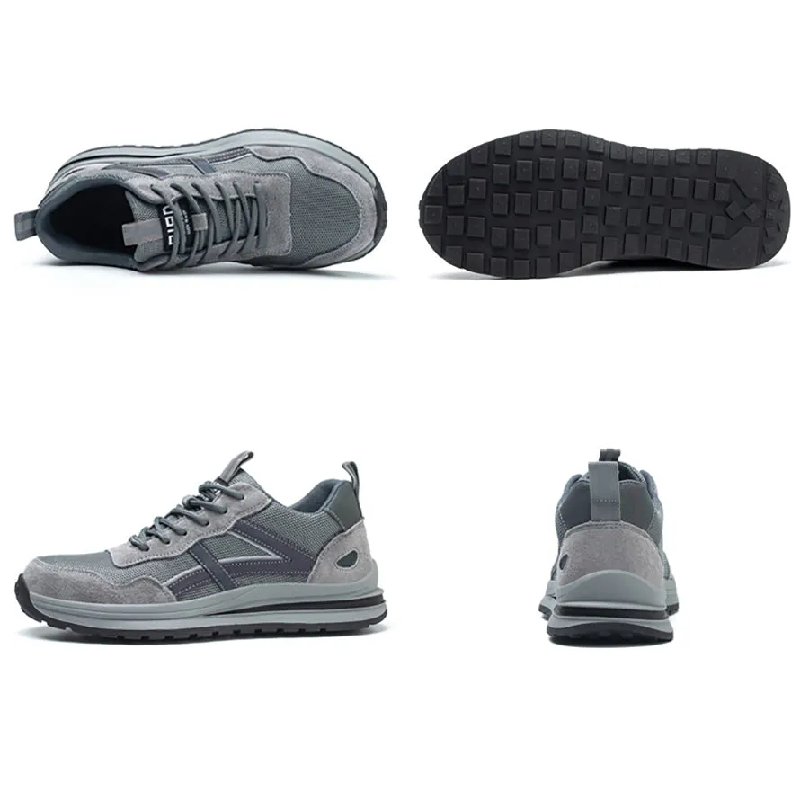 Steel Toe Shoes for Men, Lightweight Breathable Indestructible Work Puncture Proof Comfortable Non Slip Safety Sneaker Women