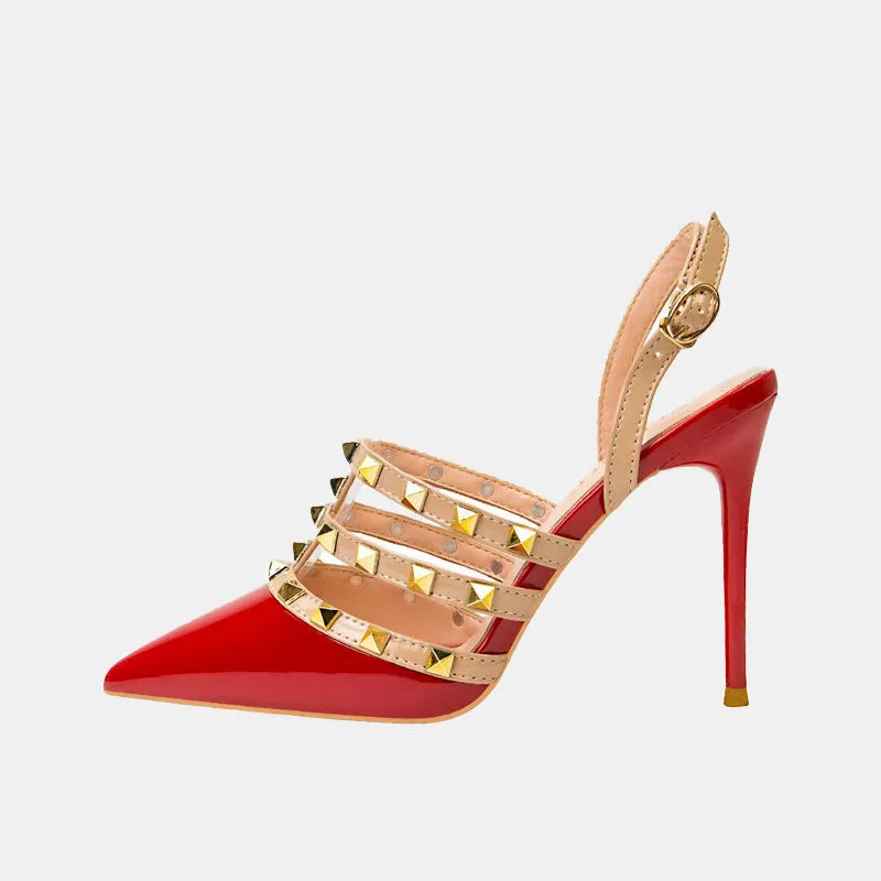 Strappy Rivets Pumps