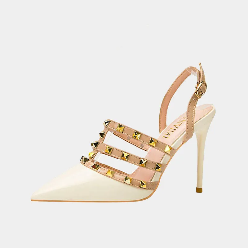 Strappy Rivets Pumps