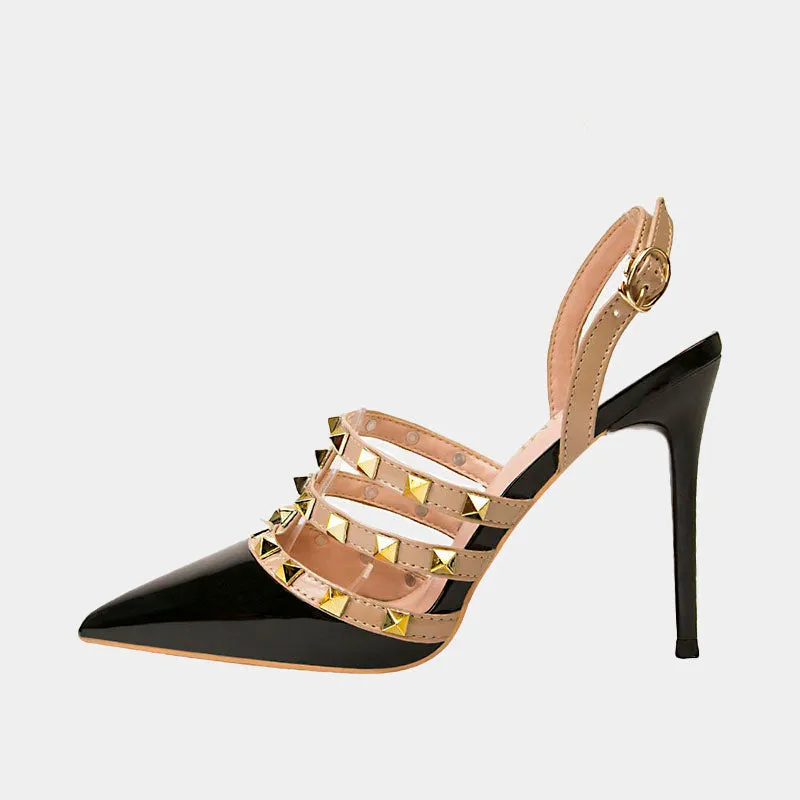 Strappy Rivets Pumps