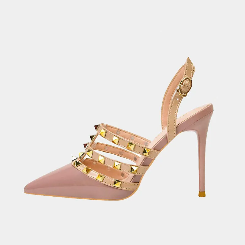 Strappy Rivets Pumps