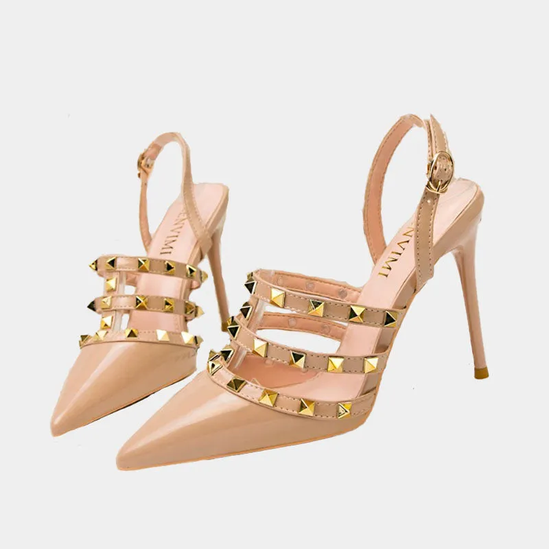 Strappy Rivets Pumps