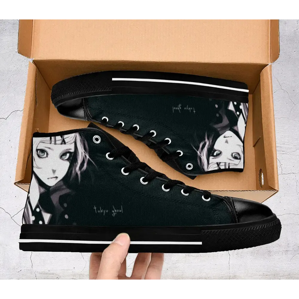 Tokyo Ghoul Juuzo Suzuya Cute Shoes High Top Sneakers for Kids and Adults