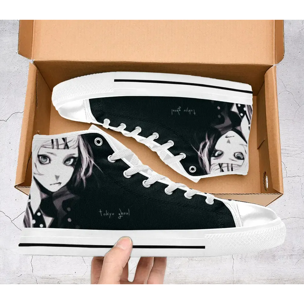 Tokyo Ghoul Juuzo Suzuya Cute Shoes High Top Sneakers for Kids and Adults