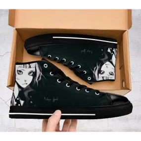 Tokyo Ghoul Juuzo Suzuya Cute Shoes High Top Sneakers for Kids and Adults