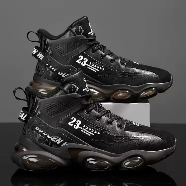 Topvivi Winter Men's Ravr Waterproof Sneakers: Leather Casual Shoes with Plush Warm Lining