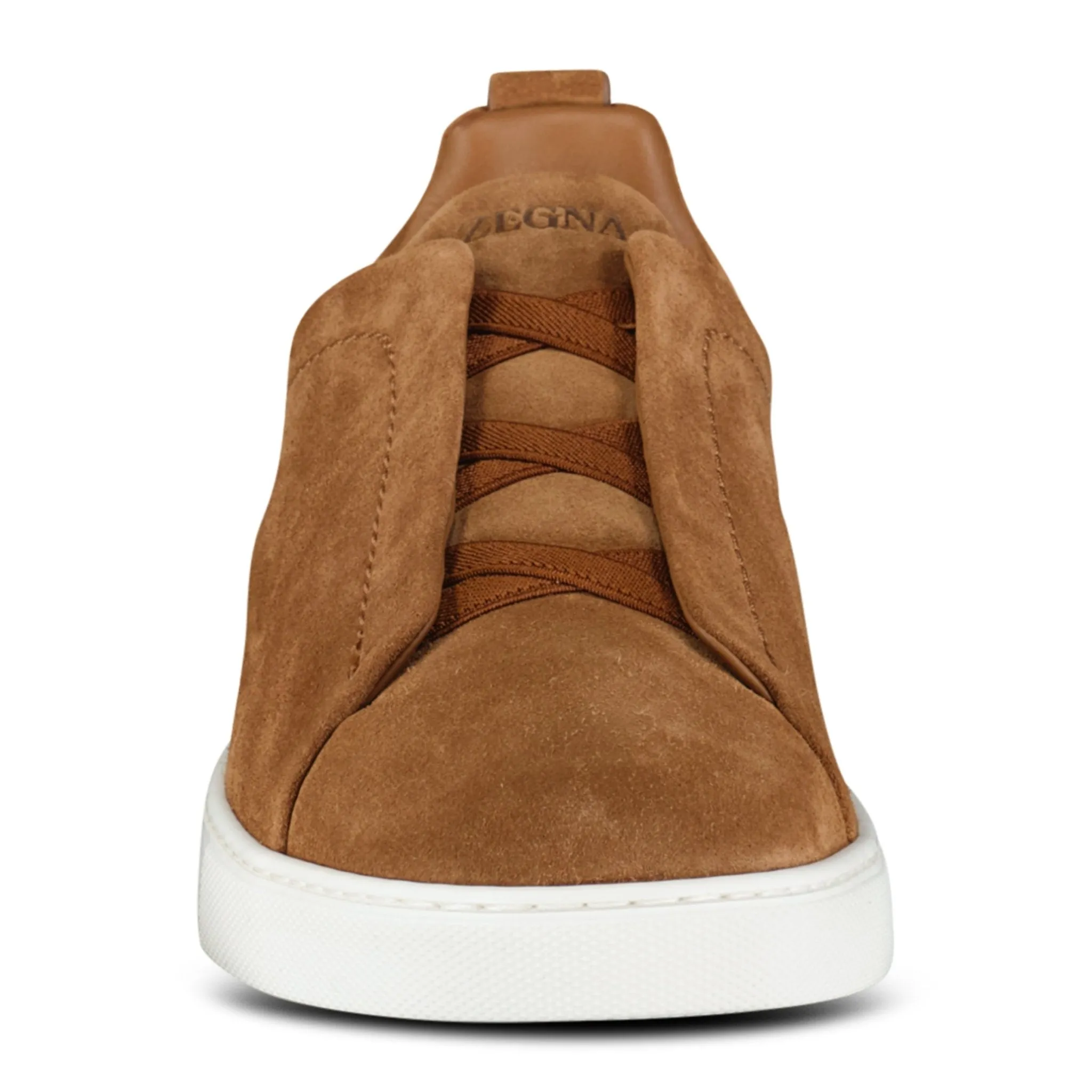 Triple Stitch Trainers Tobacco Brown Suede