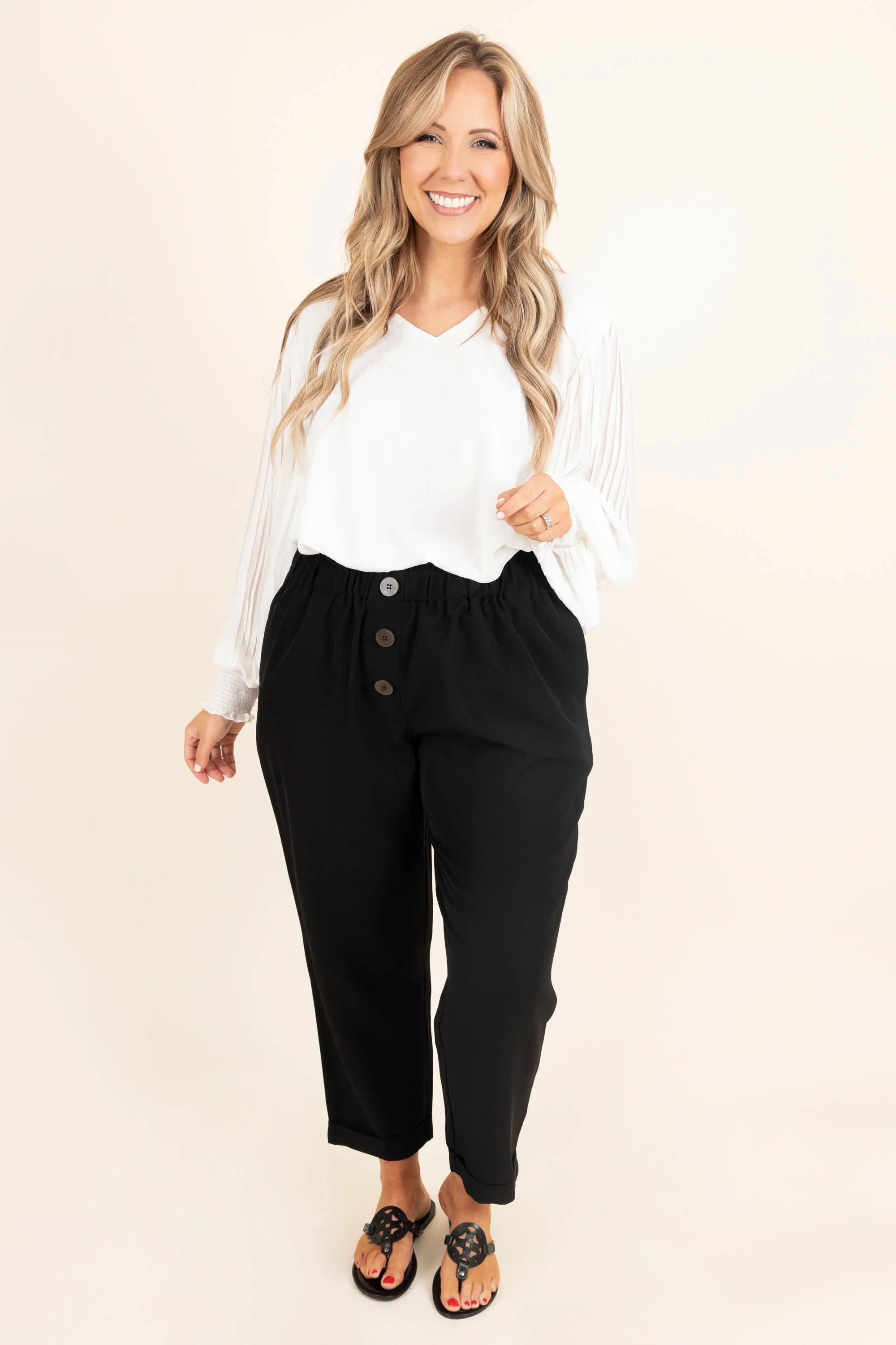 Unwritten Moments Blouse, Ivory