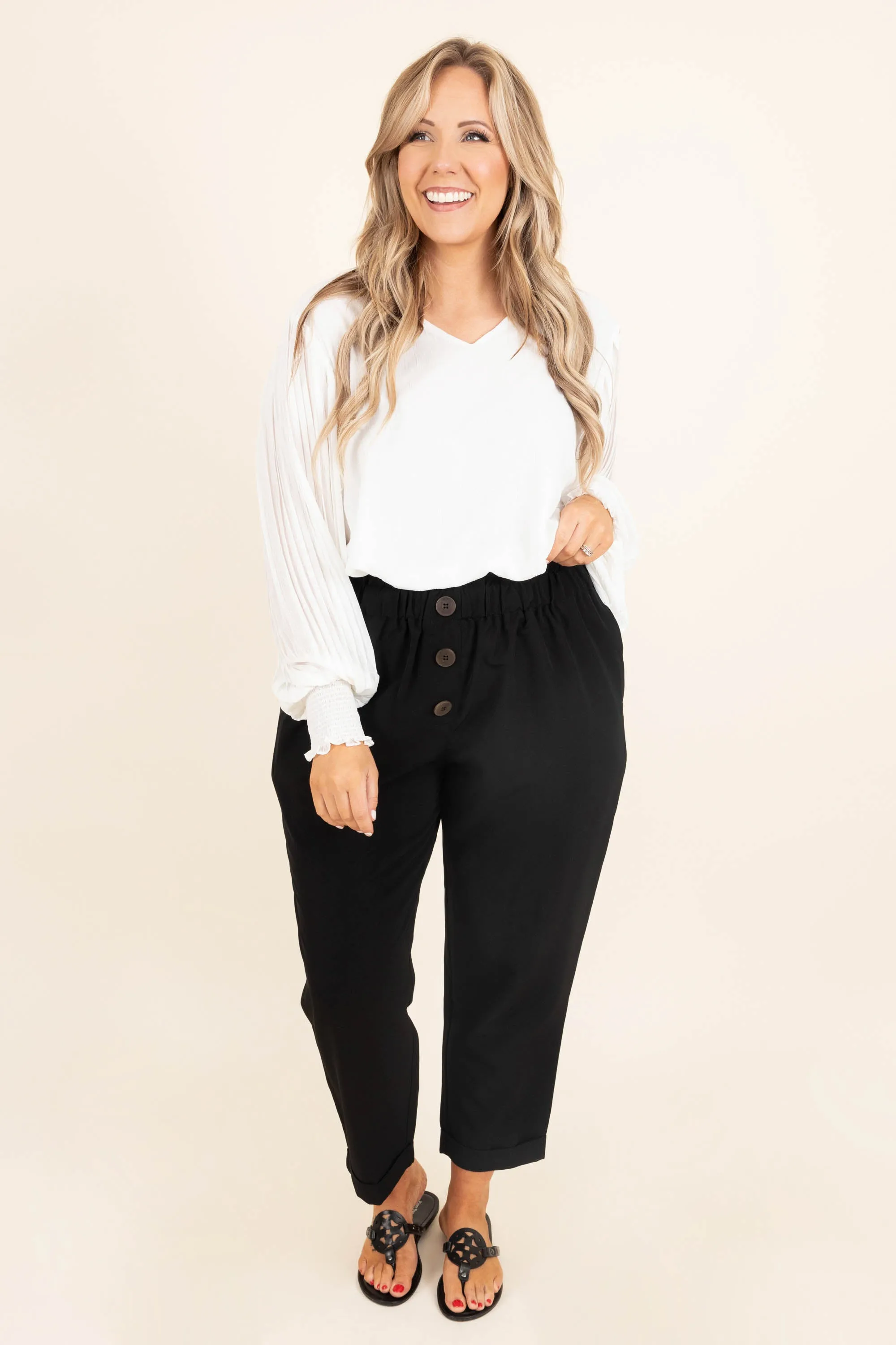 Unwritten Moments Blouse, Ivory