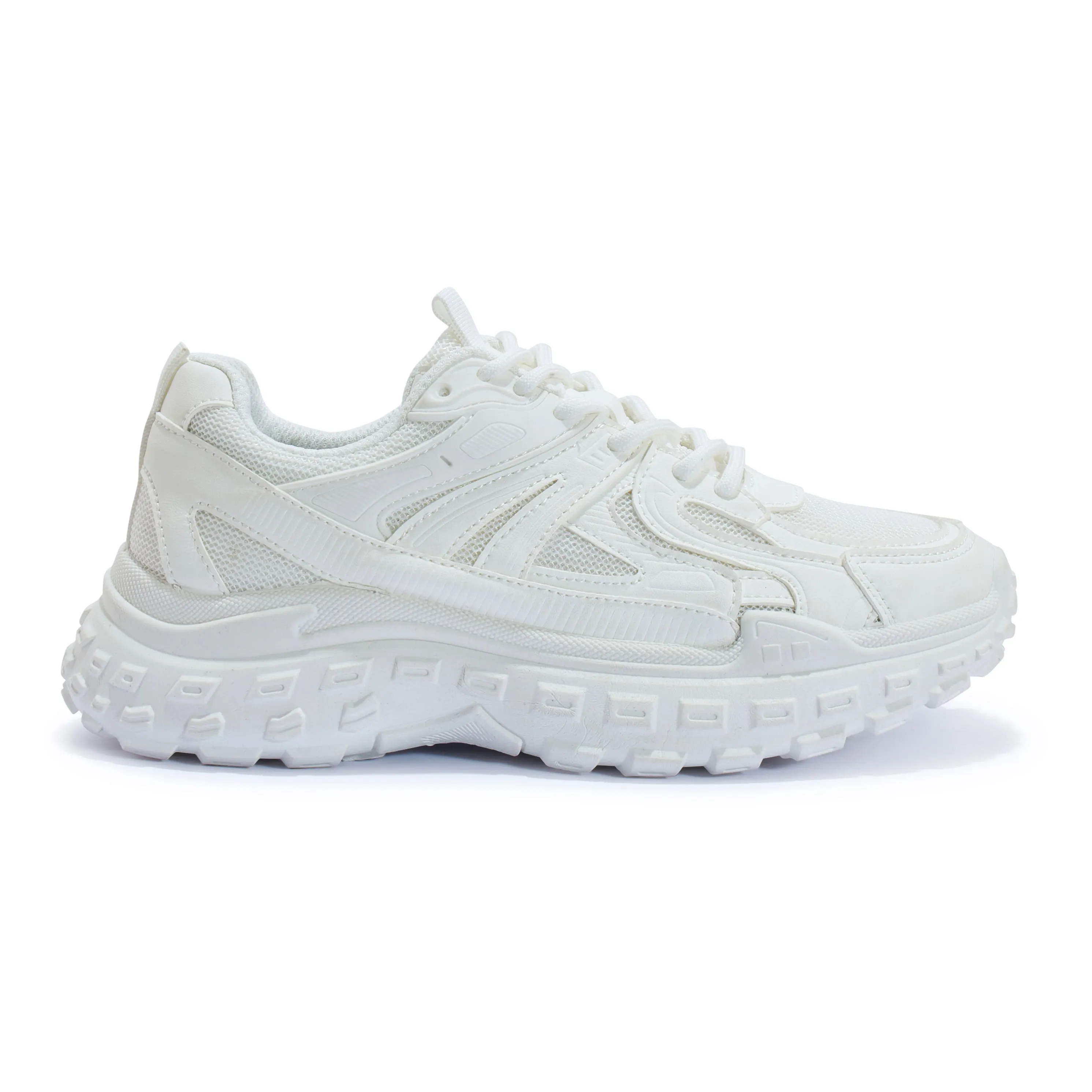 WOLF1 CHUNKY DETAIL 2 TONE MESH TRAINER